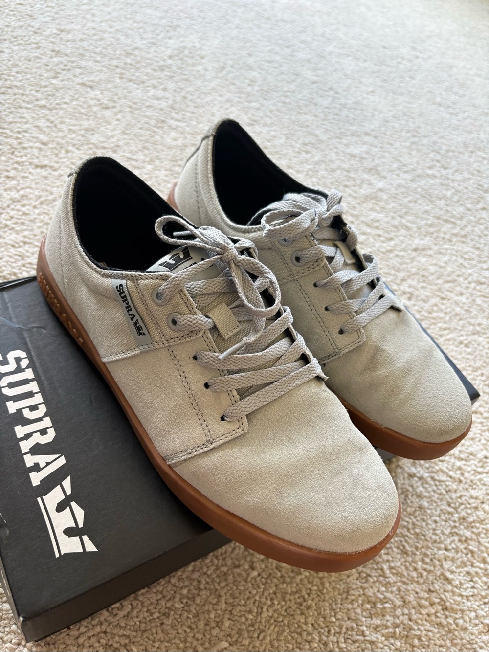 Supra Stacks ii grey/gum sneakers